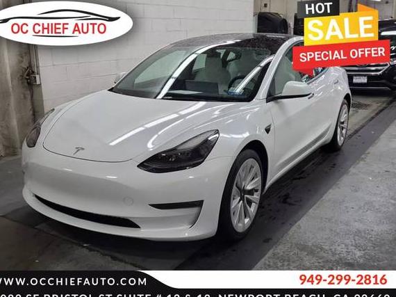 TESLA MODEL 3 2022 5YJ3E1EB7NF236880 image